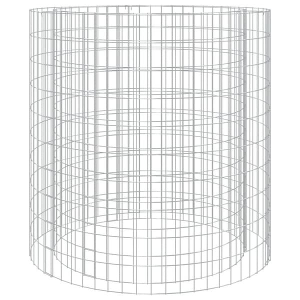 Gabion för eldstad Ø 100 cm galvaniserat järn