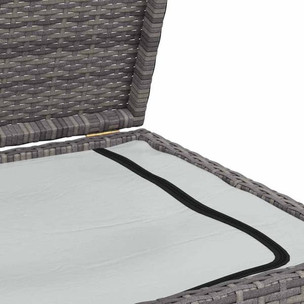 Dynbox grå 120x50x60 cm konstrotting
