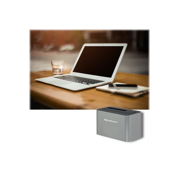 Qoltec - HDD dockningsstation - SATA - USB 3.0