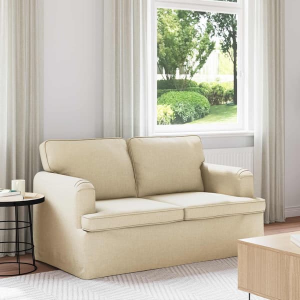 Soffa Kräm 144 x 80 x 85 cm tyg