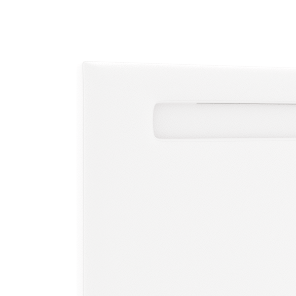 LED huvuddyna Vit 200 cm Konstläder