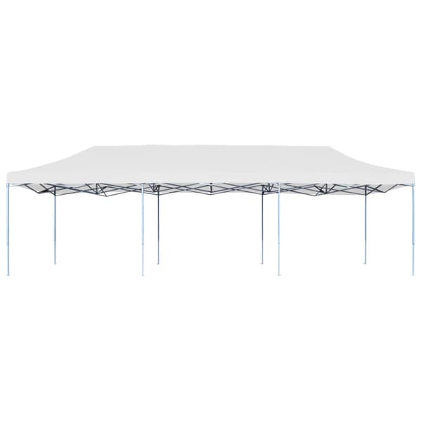 Pop-Up hopfällbart partytält 3x9 m vit
