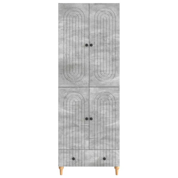 Skåpset 2 pcs Konstruerat trä