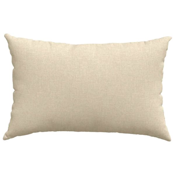 Sofakuddar 2 pcs Kräm 60 x 40 cm tyg