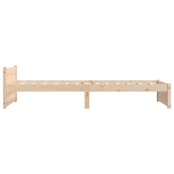 Sängram massivt trä 90x200 cm