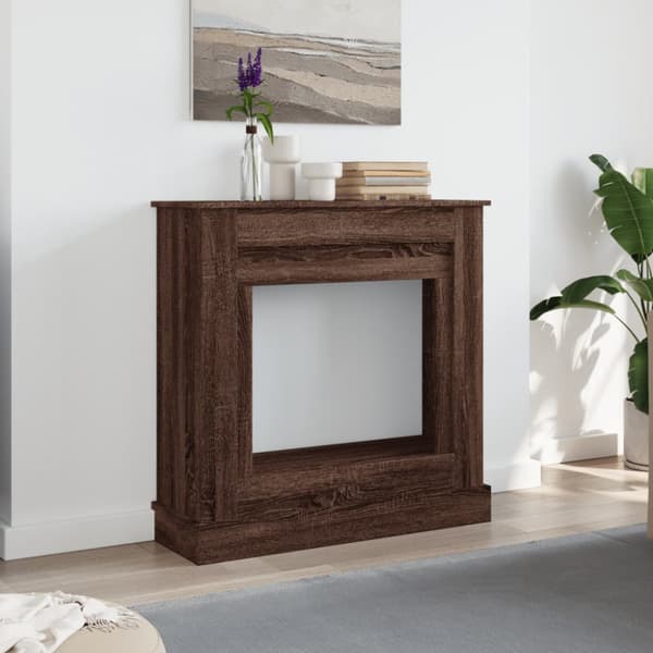 Spiselkrans brun ek 90x30x90 cm konstruerat trä