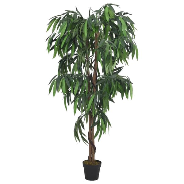 Konstväxt mangoträd 600 blad 150 cm grön