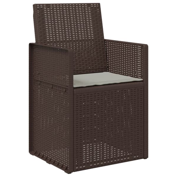 Sittkuddar 4 pcs Ljusgrå 47 x 36 x 2 cm Polyester