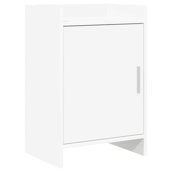 Sängbord Vit 40 x 30 x 60 cm Konstruerat trä