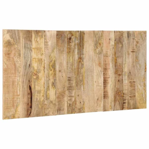 Sänggavel 160 cm massiv grov mango