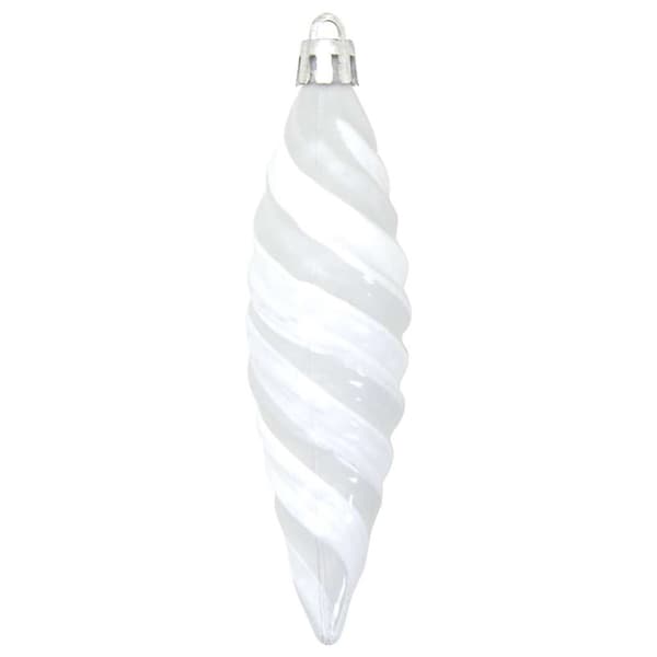 Jul Spiralformad Kula 40 pcs Vit Plast