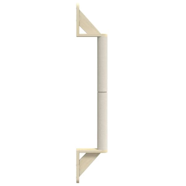 Väggmonterad klöspelare 109 cm sisal
