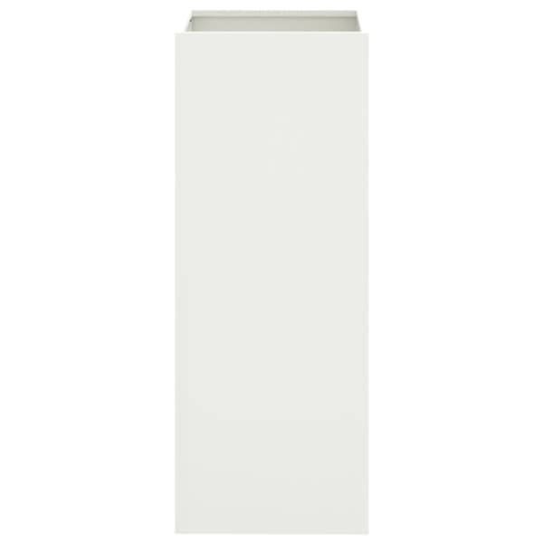 Odlingslåda vit 32x29x75 cm kallvalsat stål
