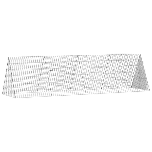 Hönshus Silver 215 x 55 x 55 cm Galvaniserat Stål
