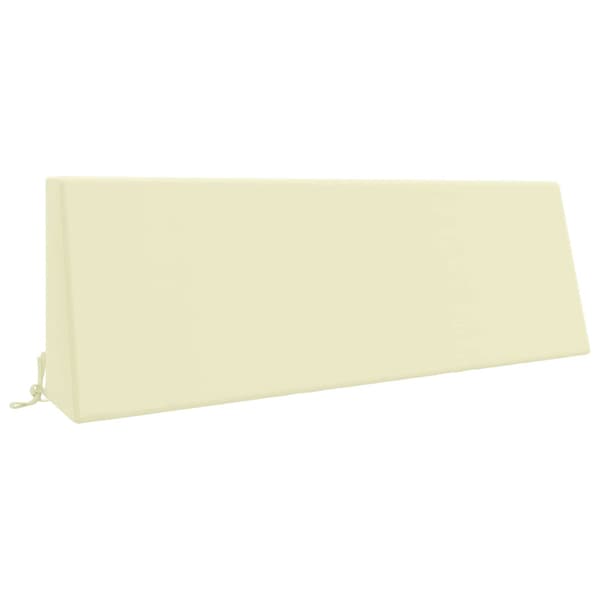 Ryggkudde SOEST 100% Polyester Gräddvit 120 x 20 x 40 cm