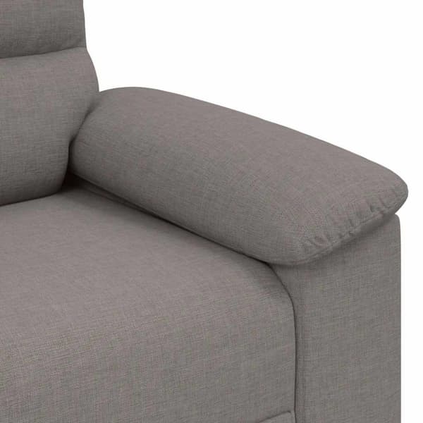 2-sitssoffa taupe 160x81x84 cm tyg