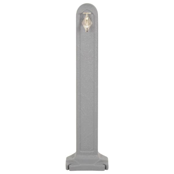 Vattenpost grå stenimitation