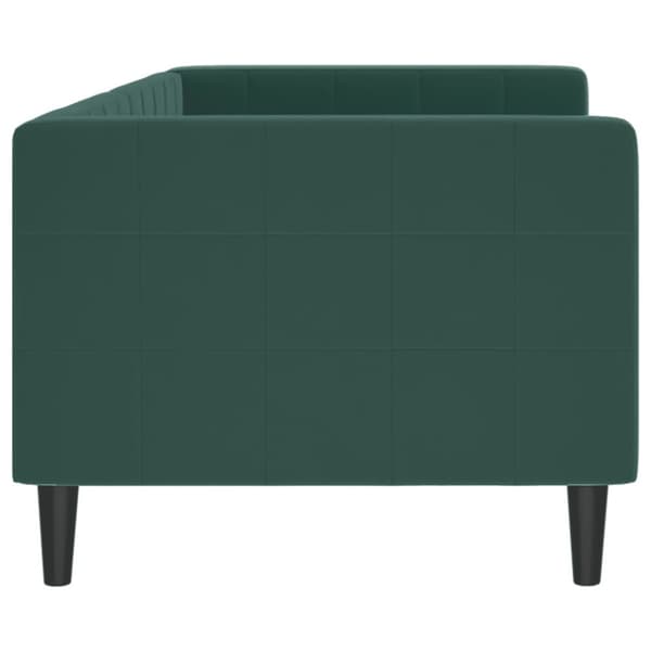 Dagbädd mörkgrön 80x200 cm sammet