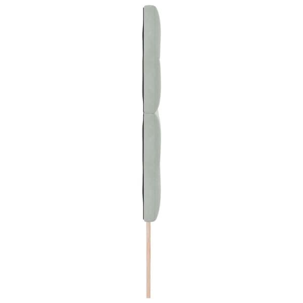 Huvudgavel Ljusgrå 160 cm Sammet
