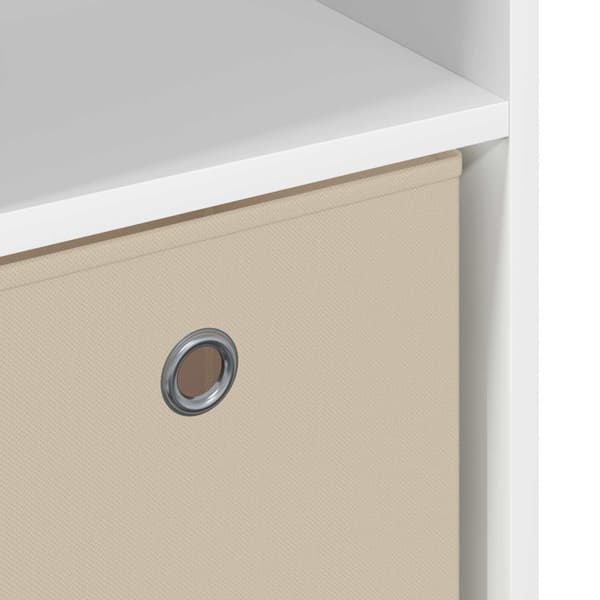 Sideboard med låda Vit 102 x 31 x 99,5 cm