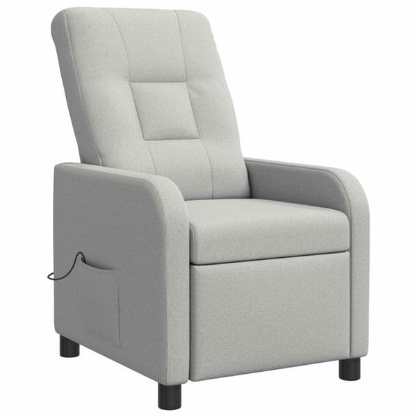 Massagefåtölj Moln Grå Tyg