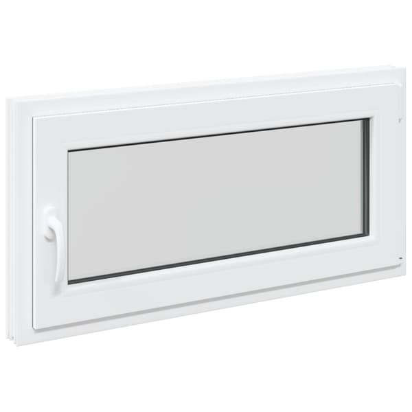 Källarfönster RISOR 100 x 55 cm PVC och glas