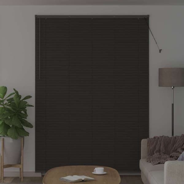 Persienner Mörkgrå 220 x 155 cm Aluminium