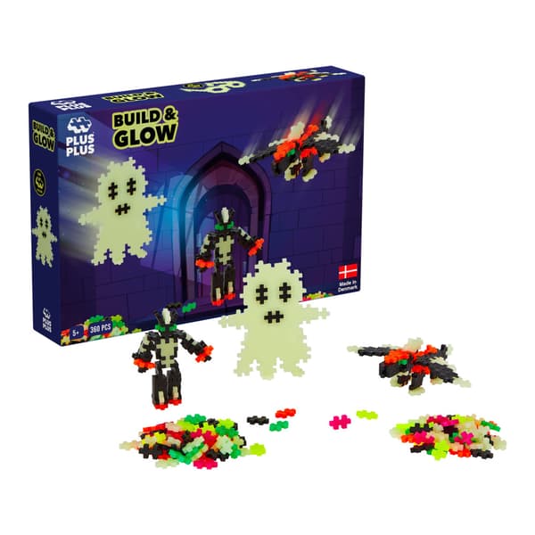 Plus-Plus Build and Glow - Glow in the Dark / 360 bitar
