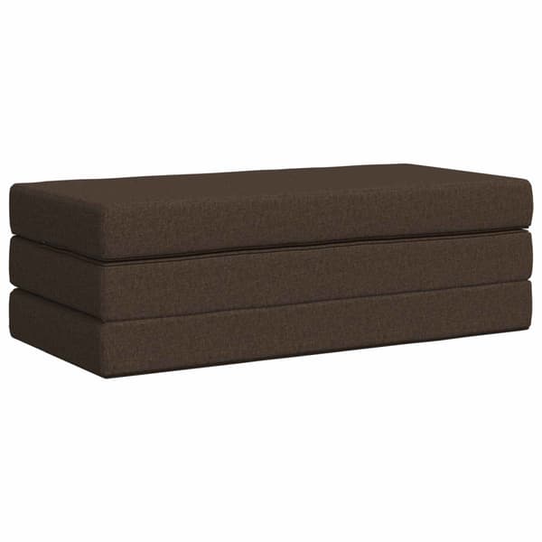 Fällbar Soffbed 120 x 67 x 45 cm Taupe