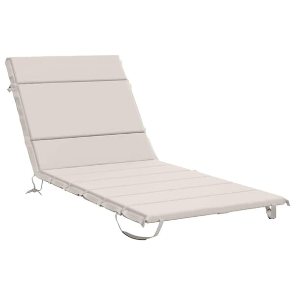 Solstol Kudde GEMERT 100% Polyester Vit 200 x 80 x 3 cm
