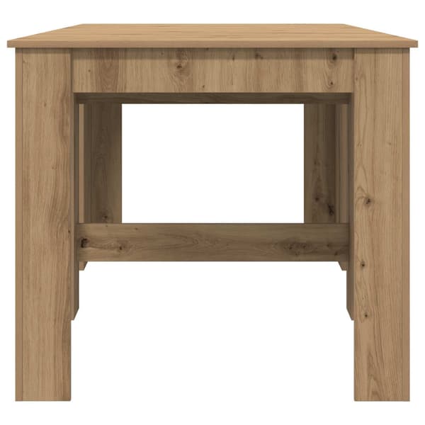 Matbord 180 x 85 x 75 cm Konstruerat trä Artisan-ek Rektangulär