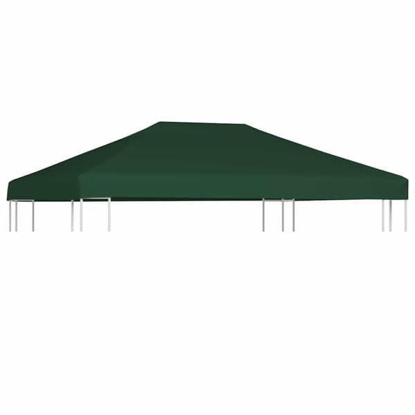Paviljongtak 310 g/m² 4x3 m grön