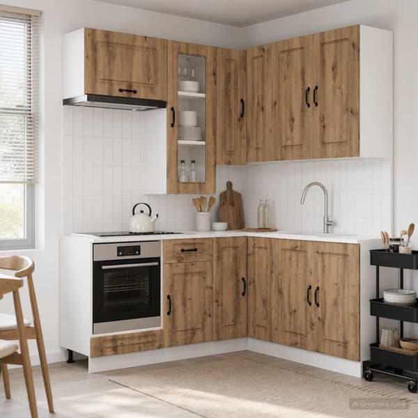 Köksenhet KALMAR 8 pcs Artisan-ek Konstruerat trä