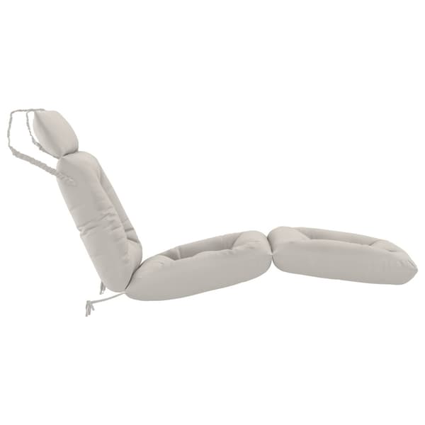 Solstol Kudde VIANEN 100% Polyester Vit 200 x 50 x 8 cm