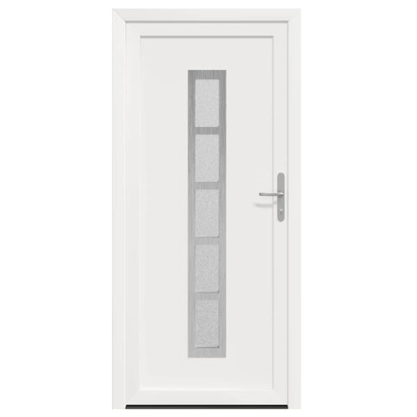 Framdörr Vit 108 x 208 cm PVC