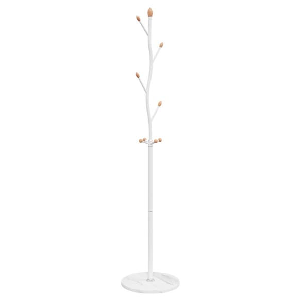 Klädställning vit 177 cm pulverlackerat järn
