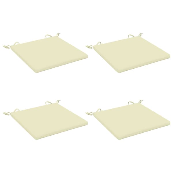 4-delade Sittdynor SOEST 4 st 100% Polyester Gräddvit