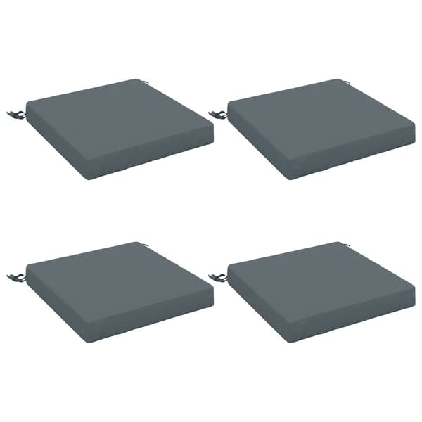 4-delade Sittdynor SOEST 4 st 100% Polyester Blå 50 x 50 x 7 cm