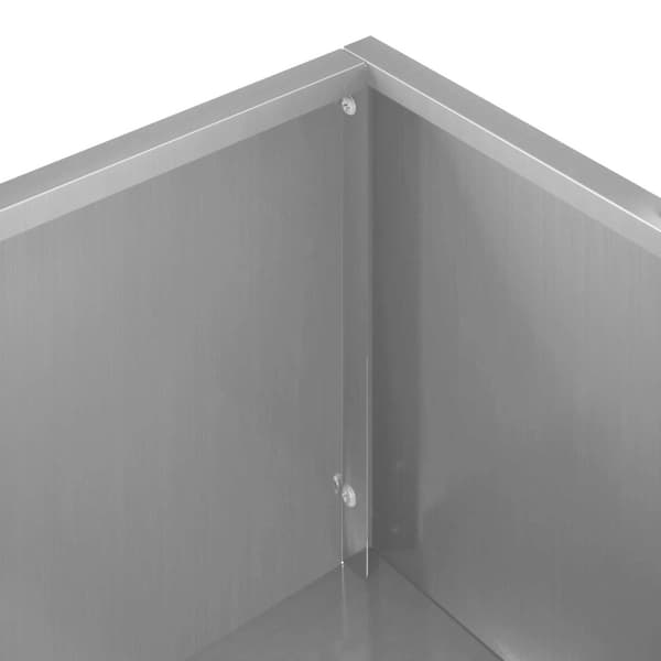 Trädgårdsplanterare 2 st Silver 100 x 20 x 49 cm