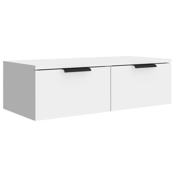 Väggskåp vit 68x30x20 cm konstruerat trä