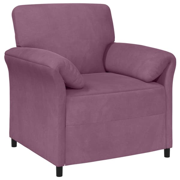 En-sitssoffa Lila 88 x 83 x 95 cm Sammet