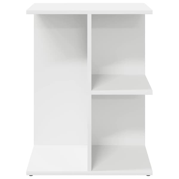 Sängbord 2 st vit 46,5x29x61 cm konstruerat trä