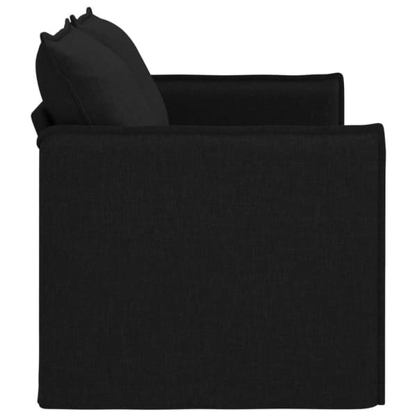 Soffa Svart 156 x 82 x 85 cm tyg