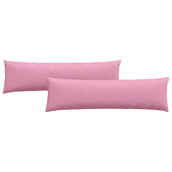 Sofakuddar 2 pcs Rosa 145 x 40 cm tyg