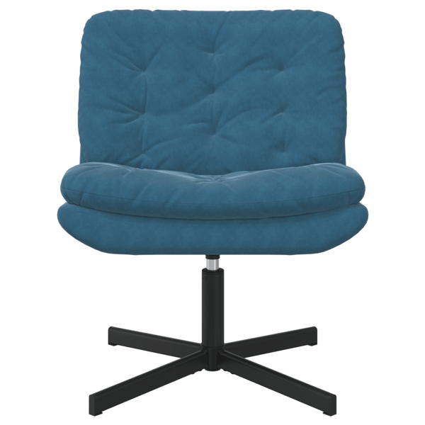Svängbar Avkopplingsstol Blå 63 x 75 x 76 cm Sammet