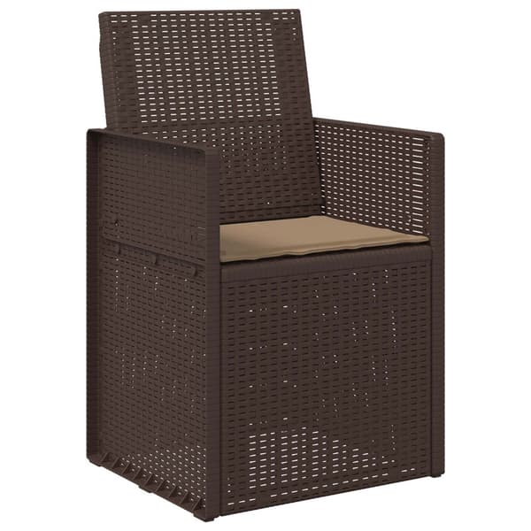 Sittkuddar 4 pcs Taupe 47 x 36 x 2 cm Polyester