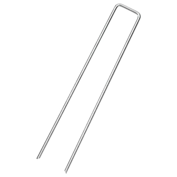 Markpinne U-format 25 st 20x3,5 cm galvaniserat stål