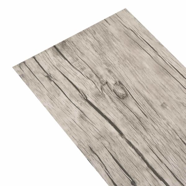 Golvplankor 36 pcs Grå 5,02 m² PVC