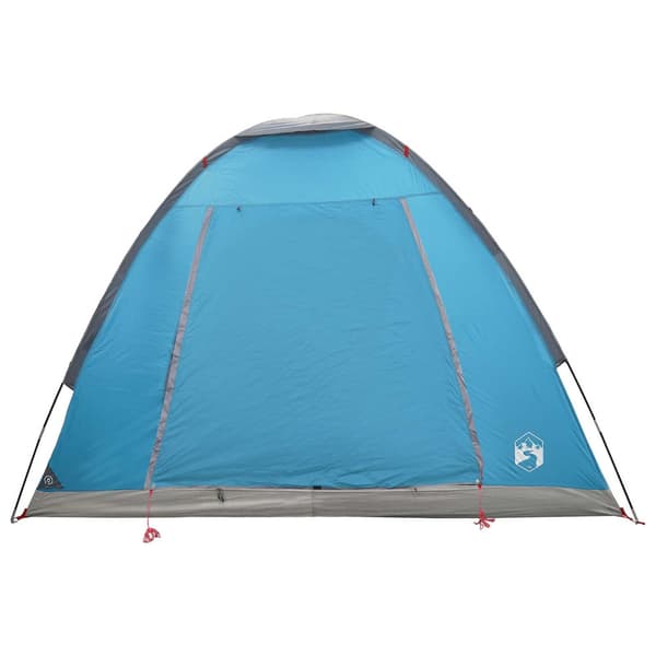 Campingtält med tak Blå 2-manna Polyester och Stål