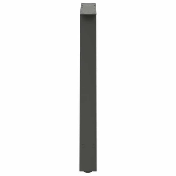 Matbordsben A-formade 2 st antracit 80x(72-73) cm stål
